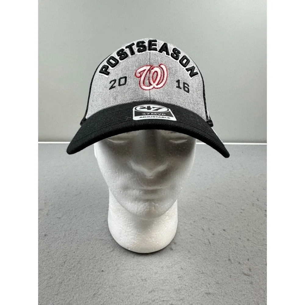 '47 MVP Washington Nationals MLB Postseason Cap Adjustable Meshback Baseball Hat